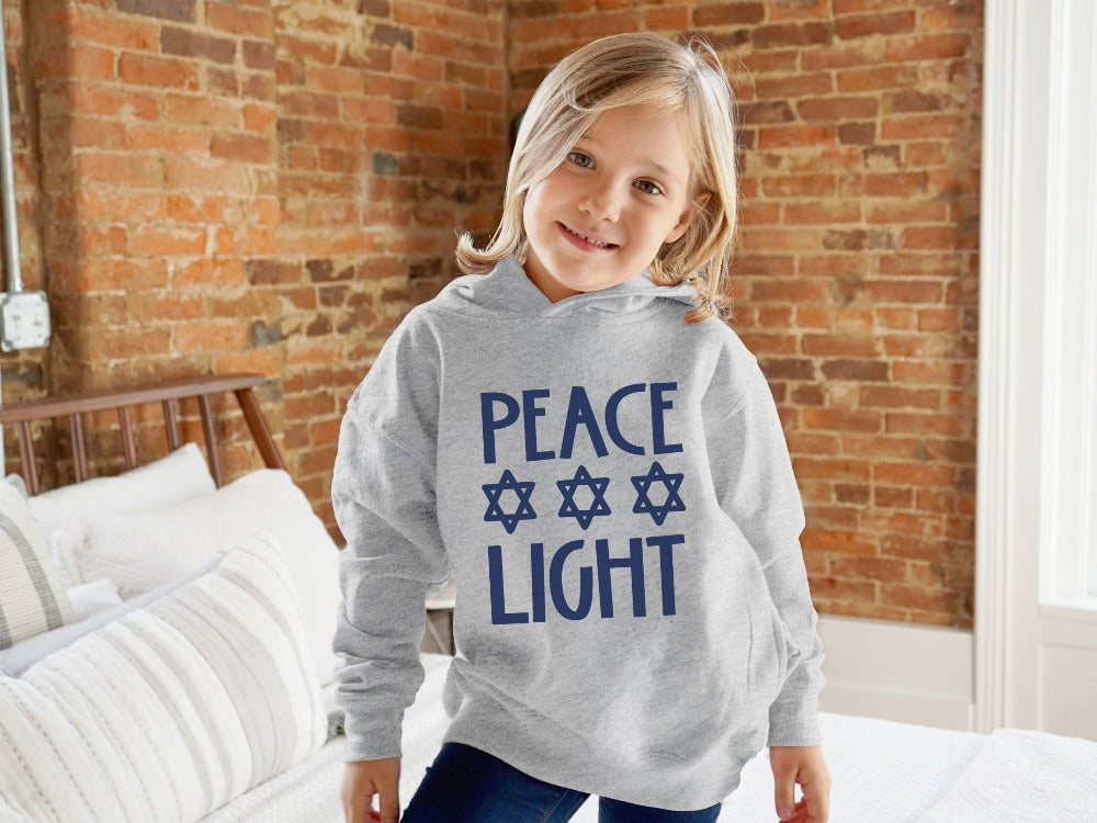 Passover Sweatshirt, Shabbat Shirt for Women, Magen David Hanukkah Sweater, Jewish Holiday Gift Ideas, Family Vacation Presents