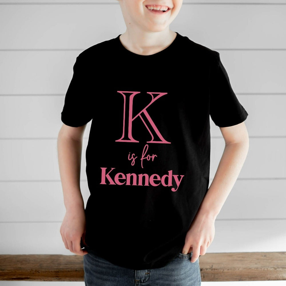 Customize this fun alphabet shirt gift idea for teacher, trainer, instructor and homeschool mama. Also works for multiple Letter Name combinations for a custom look. Show appreciation to your favorite grade teacher with this minimalist humorous shirt. Perfect for elementary, middle or high school, back to school, last day of school, summer or spring break. Great outfit for everyday use both in and out of the classroom.