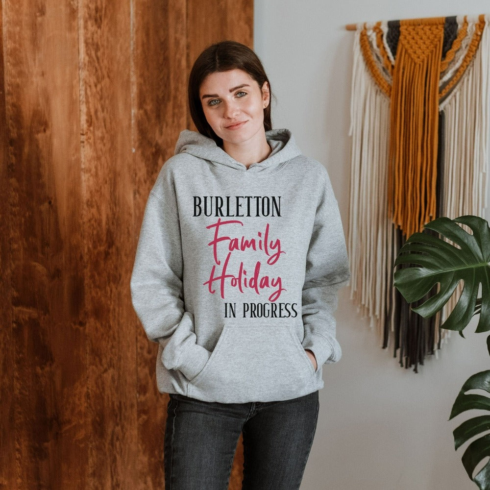 This adorable customized family reunion outfit gives the perfect vacay mode for your Summer break or Christmas fall holiday. Make gift memorable with name personalization. For cousin crew, siblings, vacation, mom daughter reunion or weekend getaway!