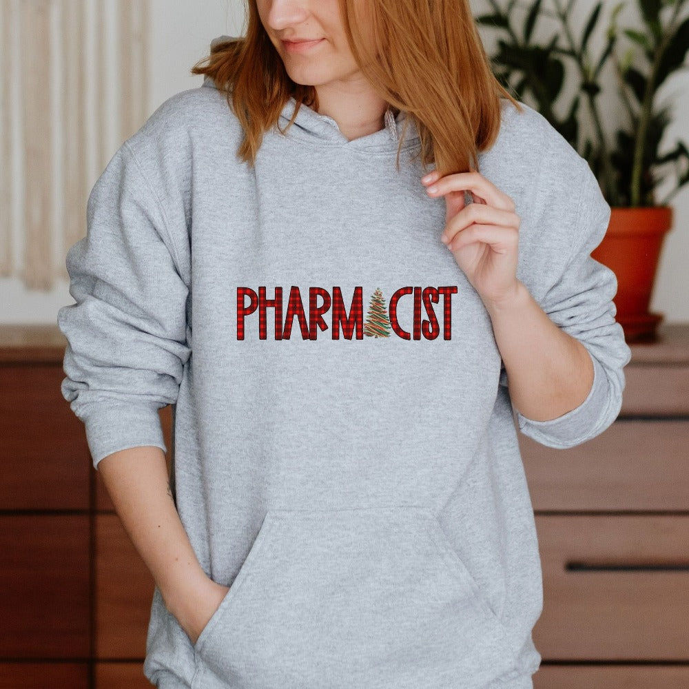 Pharmacist Christmas Sweatshirt, Pharmacist Christmas Gift, Doctor of Pharmacy Sweatshirt, Pharmacology PharmD Pharm D Rx Xmas Gifrs