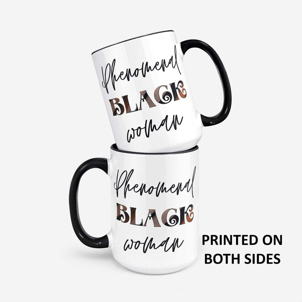  This black women's mug present is printed on both sides with high-quality print and crafted to surprise your aunties, grandmother, and daughter. Grab the opportunity to present this mug gift on their birthday, Independence Day, and Black History Month.