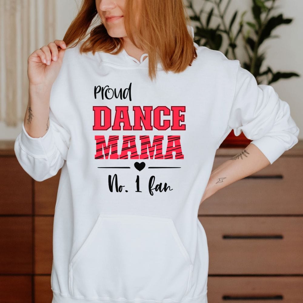 This empowered dance mama hoodie is a perfect gift idea. A trendy hoodies during music recital, jazz, ballet, and sports practice. This contemporary hoodie is an ideal gift for teen, mom, grandma or granny on birthday and mother's day.