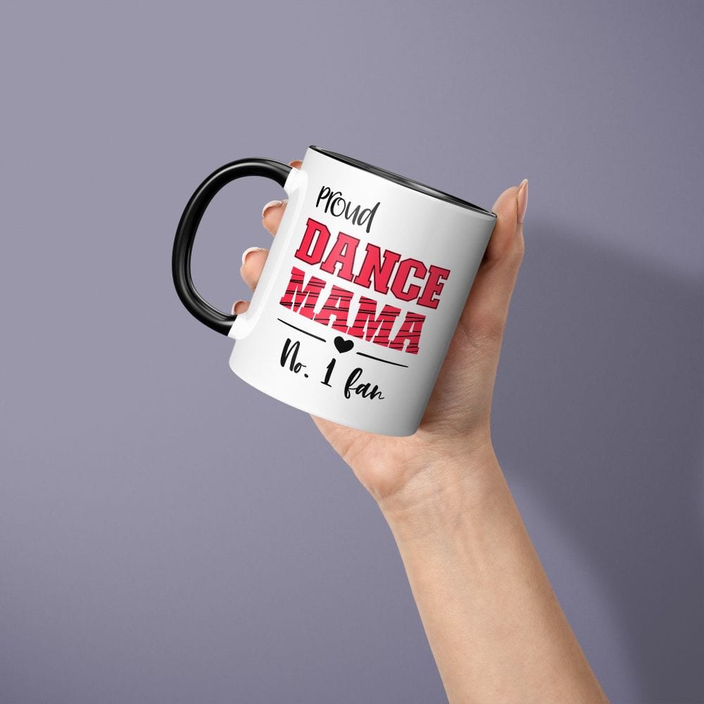Let's be proud to our mother! This uplifting dance mama mug is a perfect gift idea for dancing mom, mommy or mama on occasions like Birthday, Mother's Day, Anniversary. A trendy mug for a musical recital , jazz, ballet and sports practice.