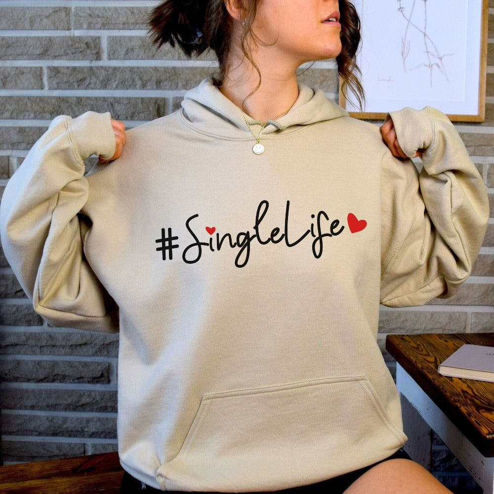 Single Life Valentines Sweatshirt, Finally Divorced Sweatshirt, Valentine Sweater Women, Valentine's Day Outfit, Single Mom Shirt