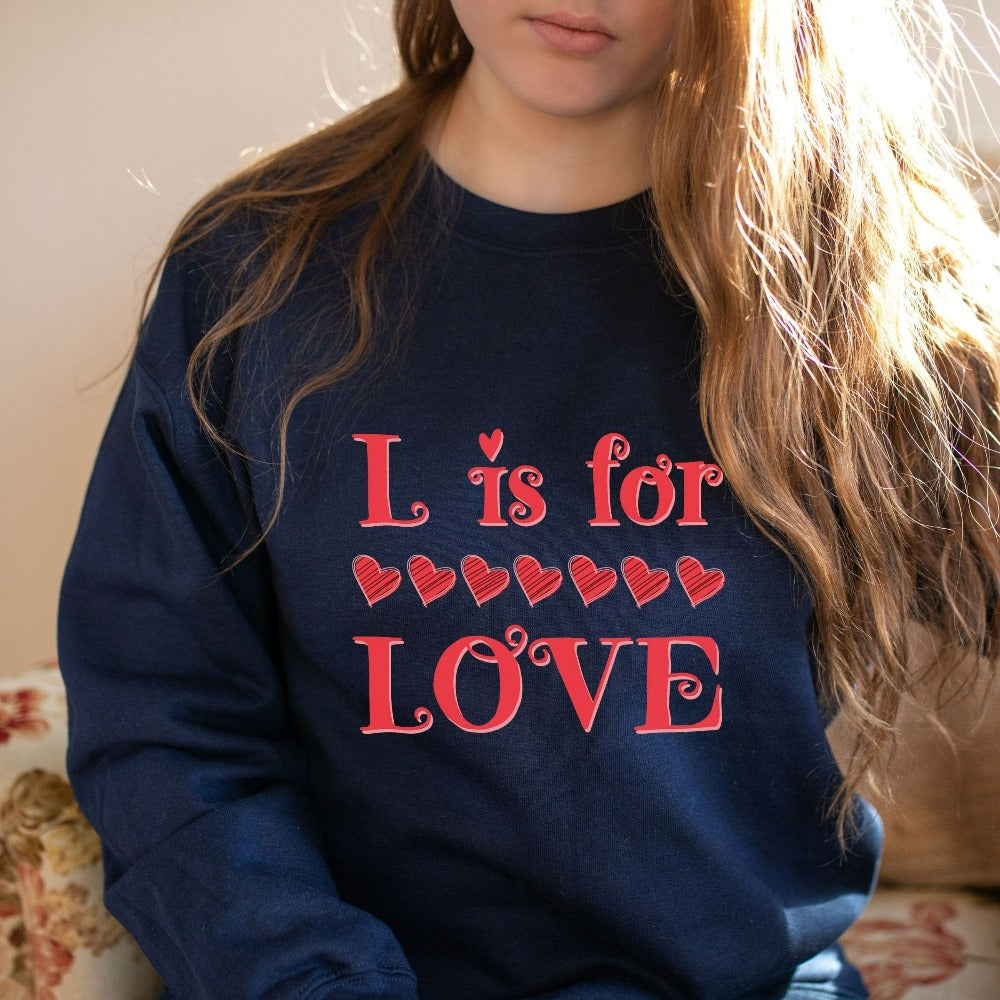 Teacher Valentines Day Shirt, Valentines Gift for Her, Valentine's Day Sweatshirt, Love Shirt for Couples, Matching Anniversary Heart Sweatshirt
