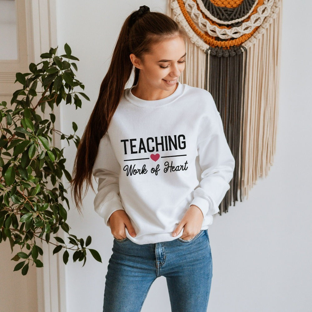 Inspirational sweatshirt gift idea for teacher, trainer, instructor and homeschool mama. Show appreciation to your favorite grade teacher with this vibrant retro shirt. Perfect for elementary, middle or high school, back to school, last day of school, summer or spring break. Great for everyday use both in and out of the classroom.