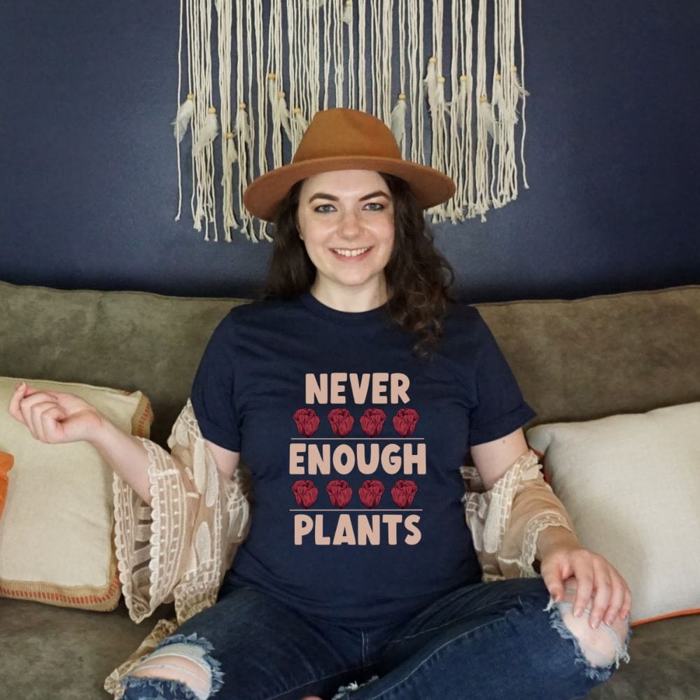 This empowered plant lady gardening t-shirt makes a great gift idea for plant lover on birthday, Xmas and mother's day. An inspirational gift for every woman who loves houseplant or gardening like your mother, wife, sister, aunt and grandma or nana. 