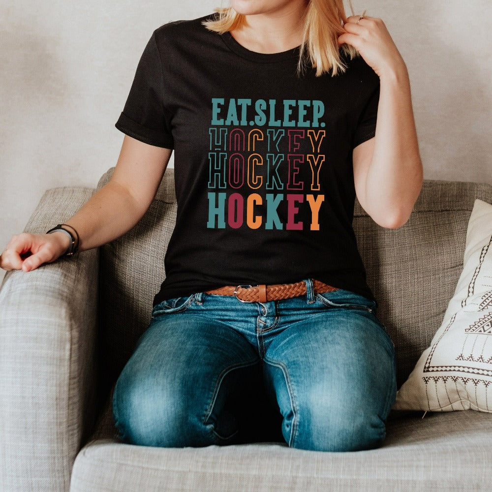 Eat Sleep Hockey T-Shirt – Jonomea - Main Image