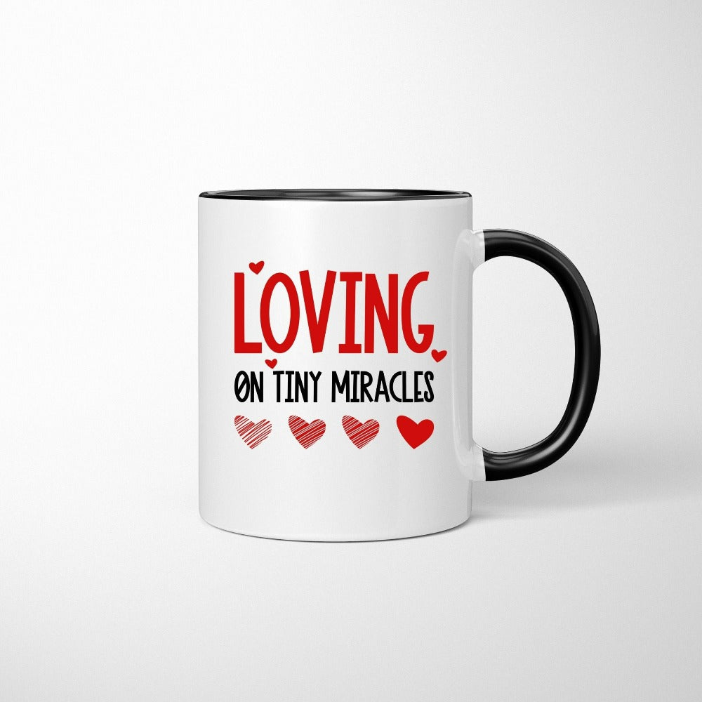 Valentine Coffee Mug for Nurses, Neonatal Crew Vday Cup, NICU Valentines Mug, RN Nurse Valentine Gift, Mother Cute Heart Ceramic  Mug 