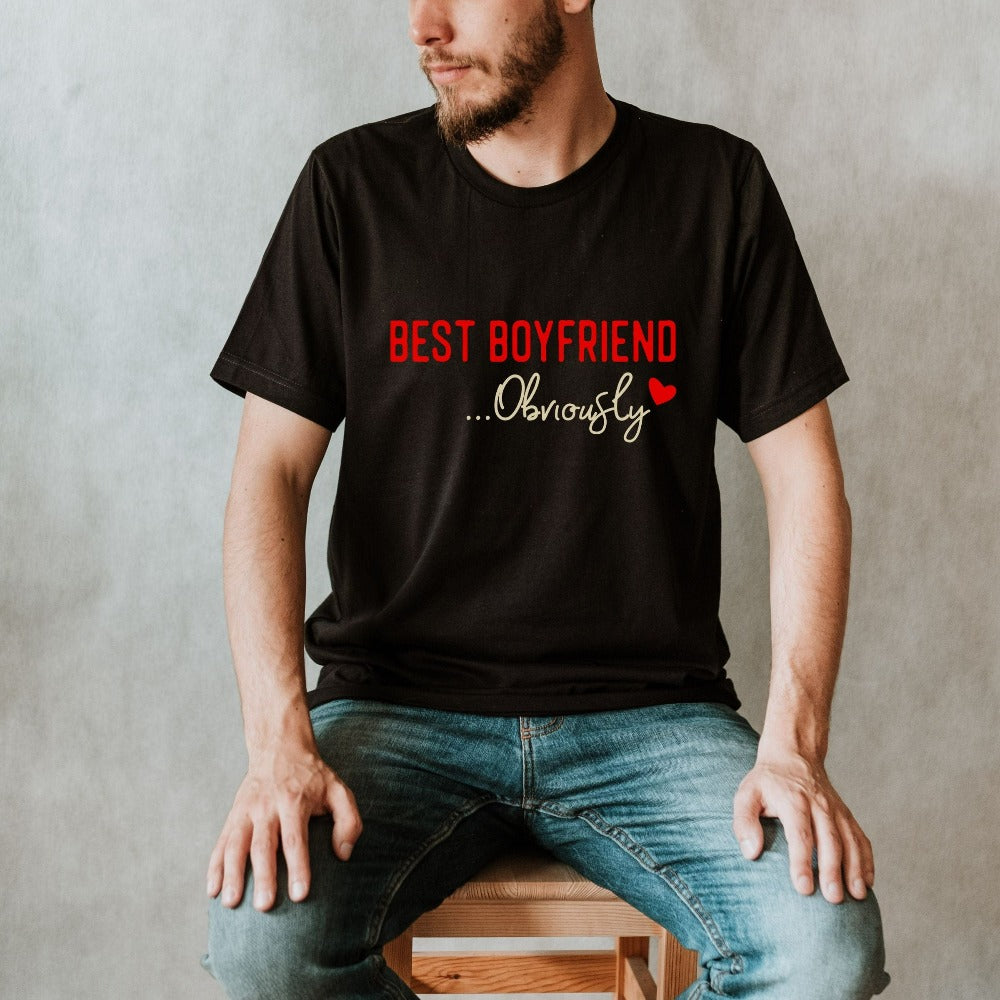 Valentine's Day Gift, Girlfriend Matching Couple T-Shirts, First Valentines Day Outfits, Women Men Boyfriend Girlfriend Shirt