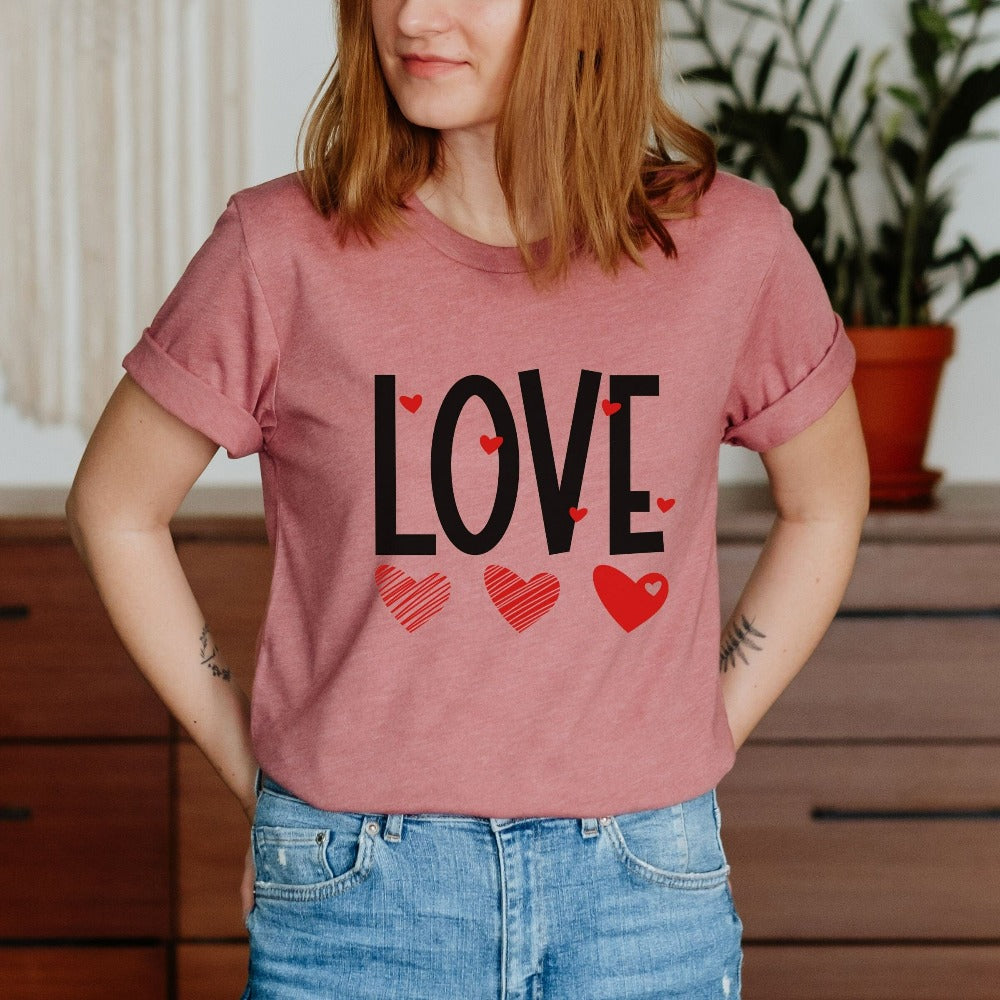 Valentine's Day Shirt, Cute Valentine T-Shirt, Ladies Valentines Tee, Fiancée Fiancé Engagement Gift, Matching Honeymoon Shirt