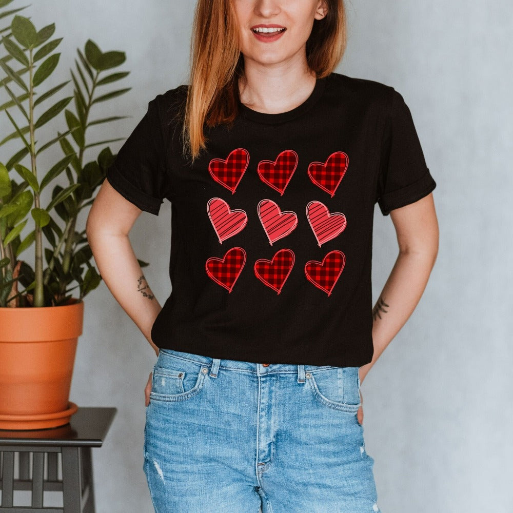 Valentine's Day Shirt, Teacher Shirt for Valentines Day, Women Spouse Valentines T-Shirts, Valentines Tees Gift for Girlfriend 