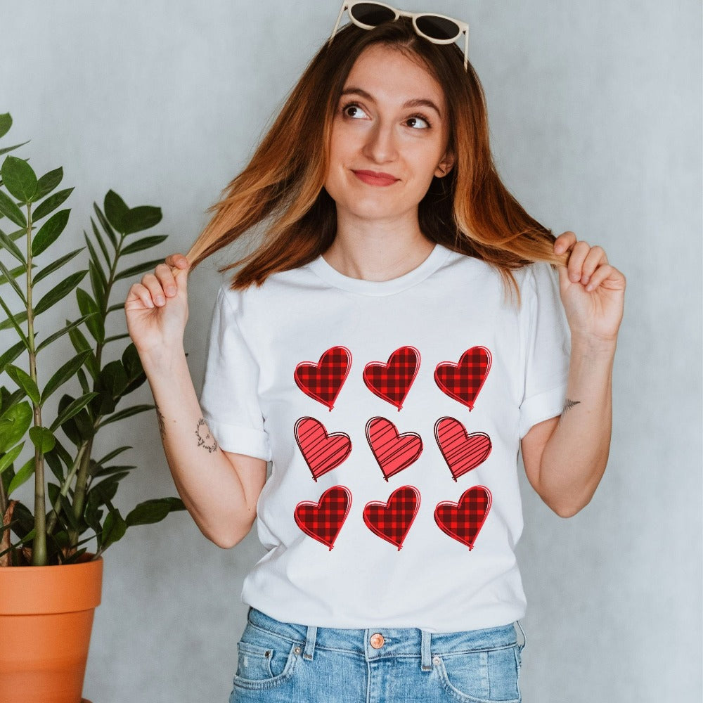 Valentine's Day Shirt, Teacher Shirt for Valentines Day, Women Spouse Valentines T-Shirts, Valentines Tees Gift for Girlfriend 