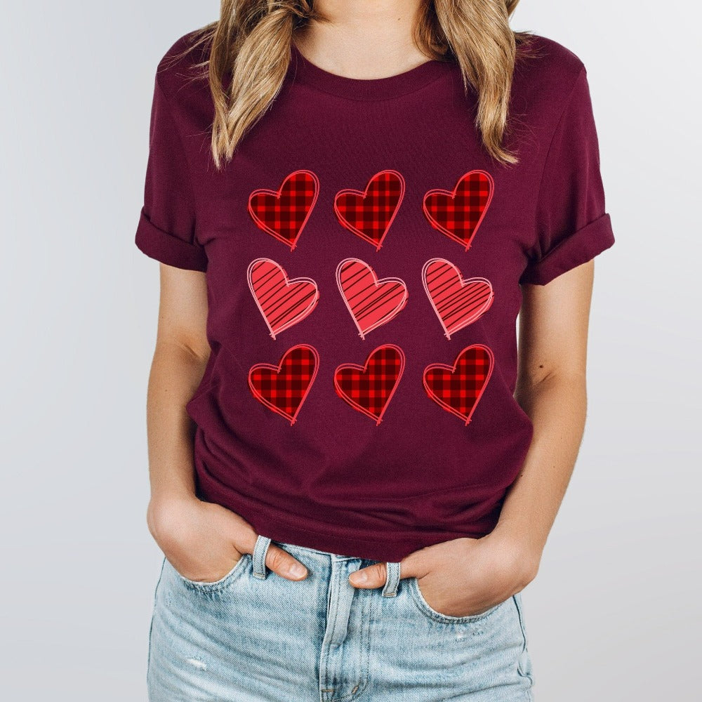 Valentine's Day Shirt, Teacher Shirt for Valentines Day, Women Spouse Valentines T-Shirts, Valentines Tees Gift for Girlfriend 