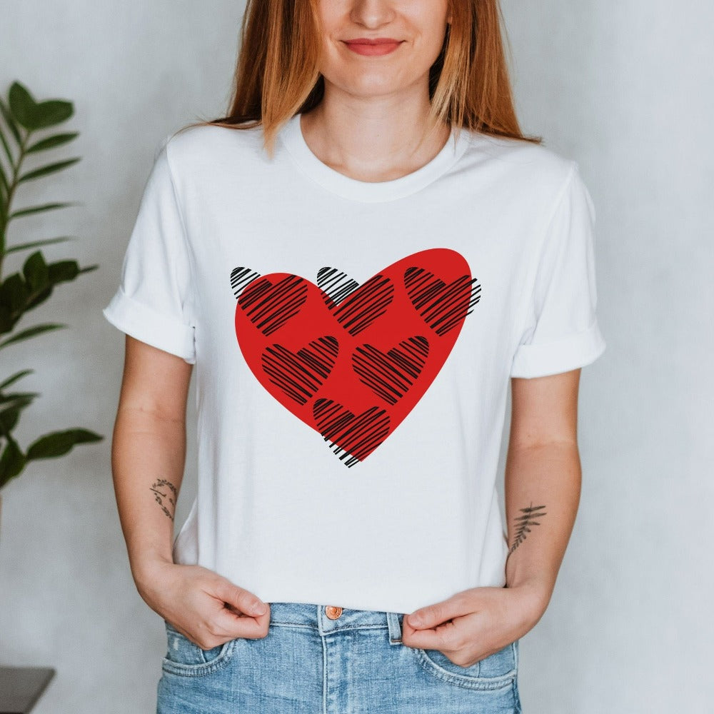 Bold Heart Multi Scribble T-Shirt – Jonomea