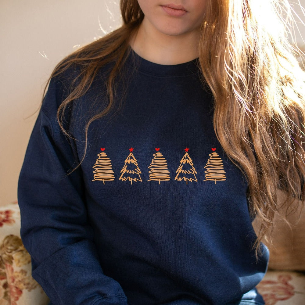 Women's Holiday Sweatshirt, Christmas Shirts for Women, Christmas Family Sweatshirt, Group Crew Holiday Sweater, Cute Christmas Tops