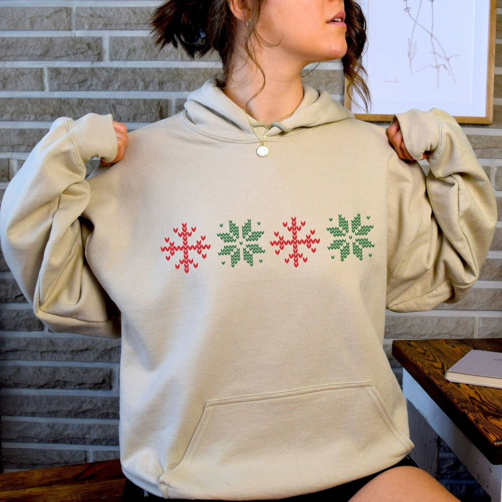 Women's Holiday Sweatshirt, Cute Christmas Sweater, Christmas Sweatshirt, Xmas Winter Crewneck, Family Reunion Christmas Shirt, Holiday Top