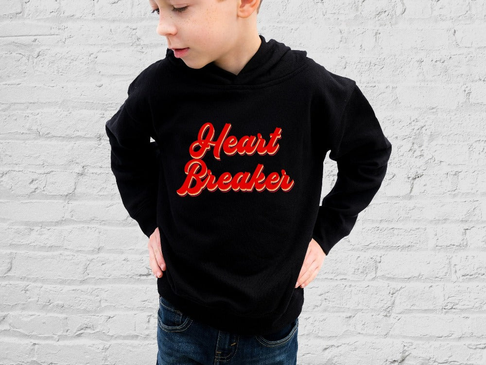 Women's Valentines Day Sweatshirt, Heart Breaker Valentine Hoodie, Cute Honeymoon Valentines Day Shirt, First Valentine Gifts