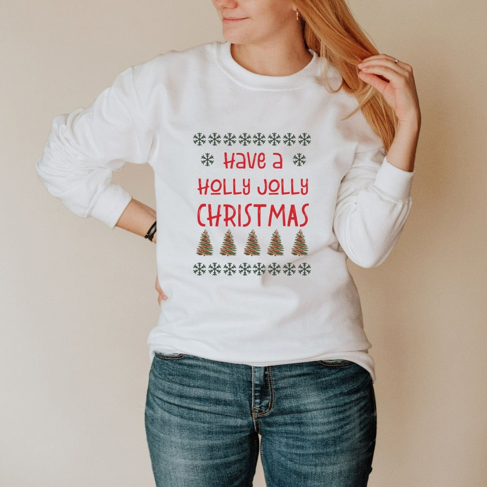 Women's Christmas Sweatshirt, Christmas Crewneck Holiday Sweaters for Ladies, Group Matching Xmas Shirts, Winter Break Teacher Gifts