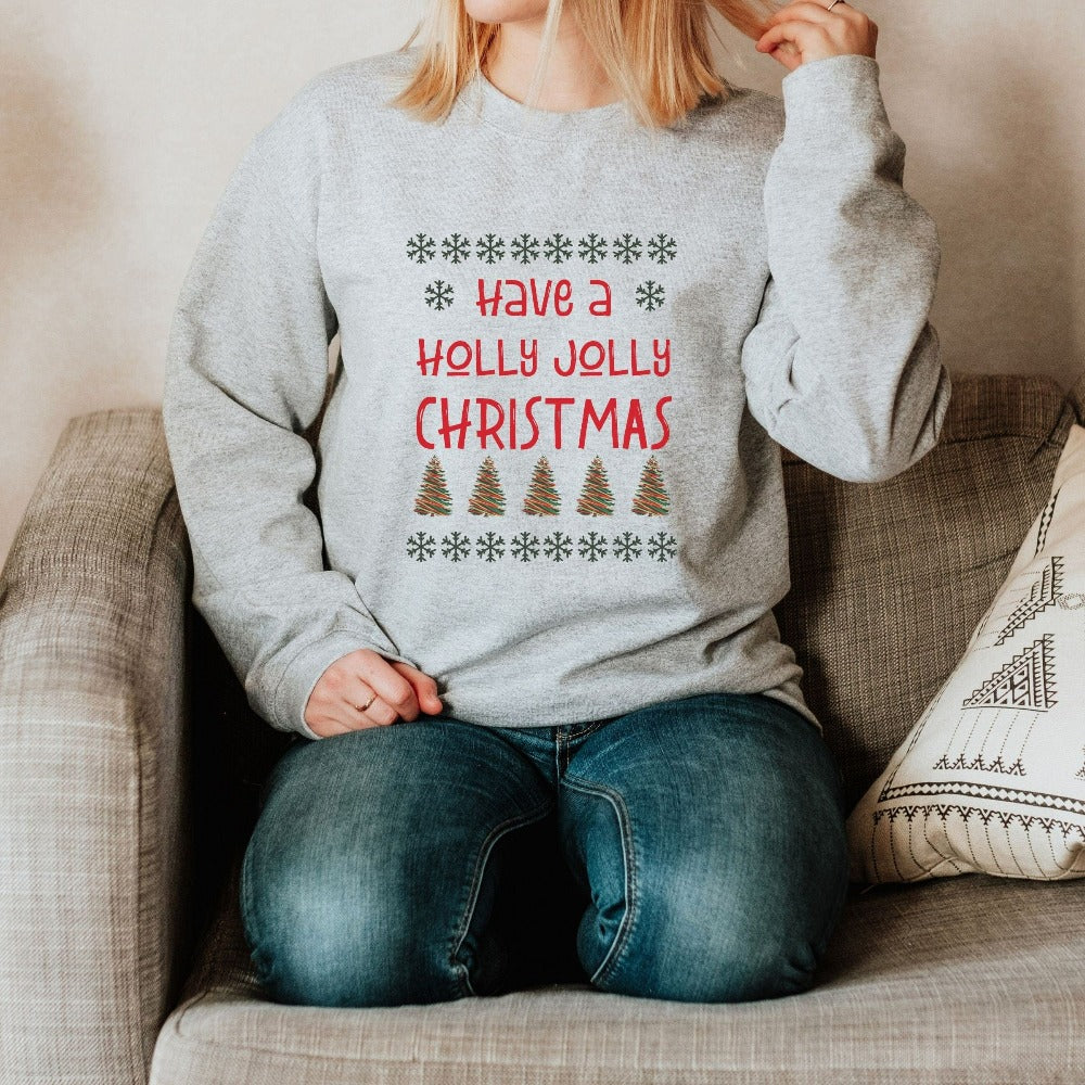 Women's Christmas Sweatshirt, Christmas Crewneck Holiday Sweaters for Ladies, Group Matching Xmas Shirts, Winter Break Teacher Gifts