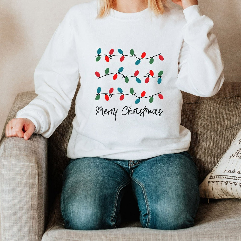 Womens Christmas Sweatshirt, Unisex Holiday Sweater, Christmas Group Shirts, Christmas Gifts for Women, Family Vacation Matching Top, Xmas Sweater