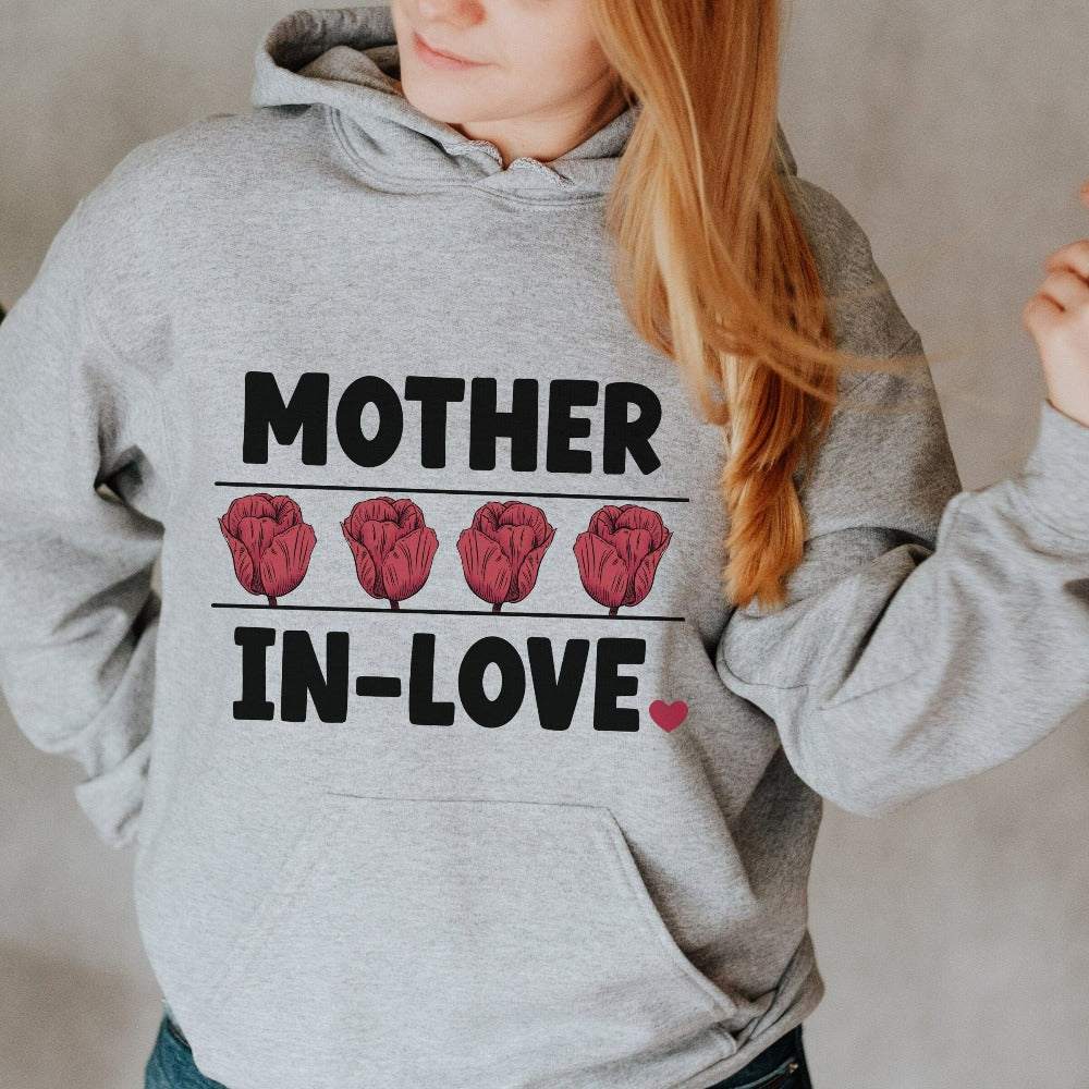 Mother's love is always amazing. Let's give this mother hoodie to our stunning mama, mom, mommy or mother-in-law to show our deepest appreciation for the unending love and care towards her daughter or son. A floral hoodie perfect for all the mothers.