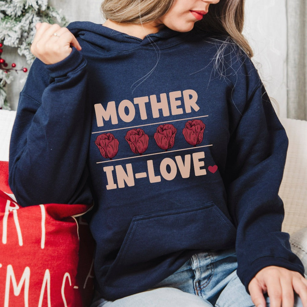Mother's love is always amazing. Let's give this mother hoodie to our stunning mama, mom, mommy or mother-in-law to show our deepest appreciation for the unending love and care towards her daughter or son. A floral hoodie perfect for all the mothers.