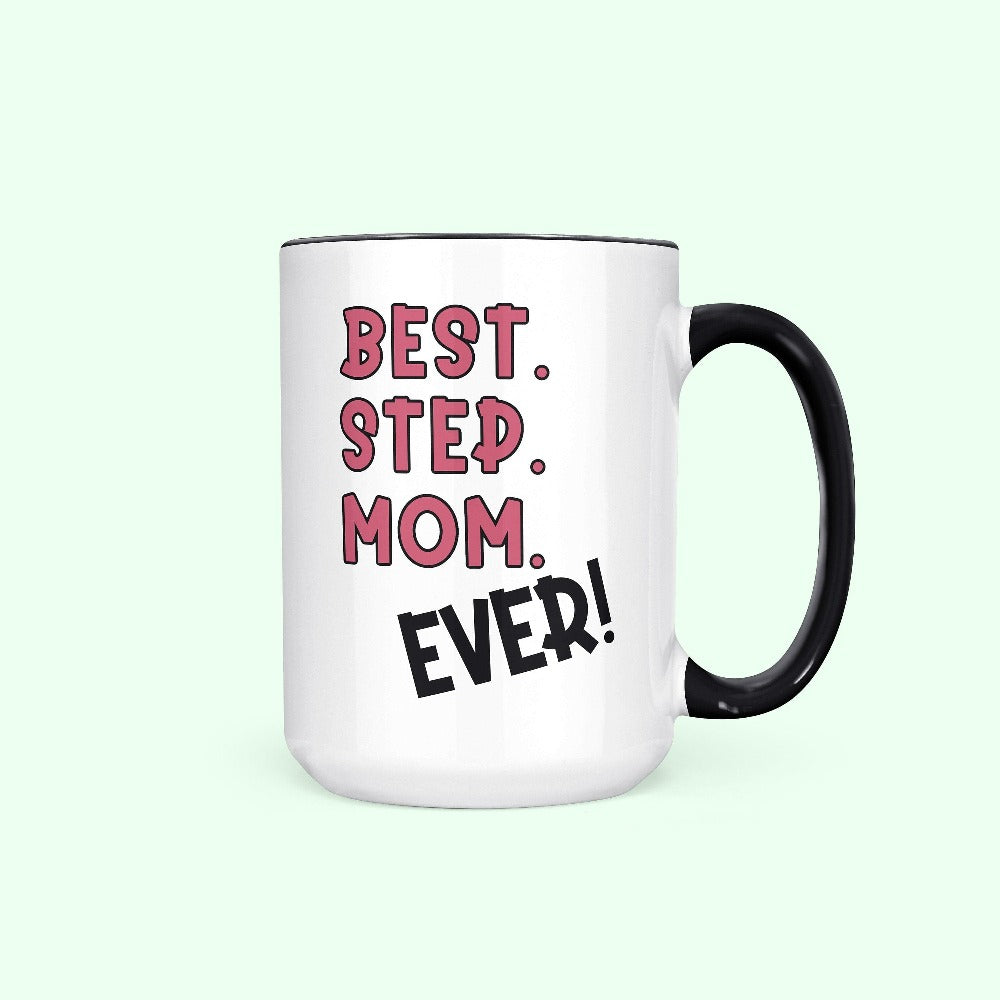 This is for the best stepmom ever. An appreciation gift for the best stepmom from a stepdaughter or stepson on occasions like Mother's Day, Birthday, Xmas and Thanksgiving Day. Perfect for a family camping or hike.